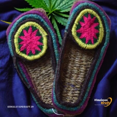 Hemp Harmony: Handmade Pahadi Pulla Slippers