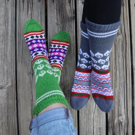 Hand-Knitted Socks Combo ? Pure Wool Winter Essentials
