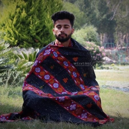 Spiritual Sanctuary: Luxe Wool Meditation Shawl For Peace