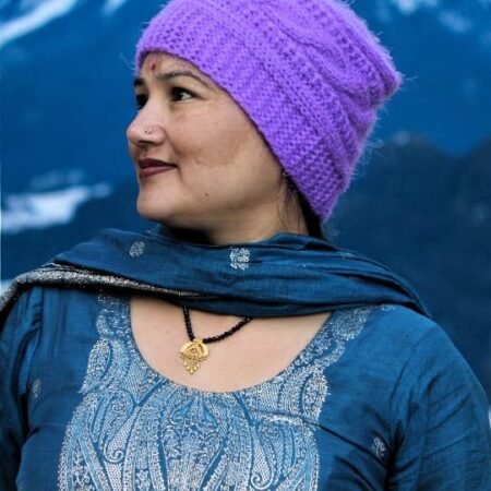 Hand Knitted Women Beanie Cap / Beanie Hat / Topu
