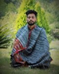 Meditation-Yoga-Prayer-Shawl-Loom-Woven-Pure-Yaak-Wool-Shade-Dark-Grey-1.5.jpg