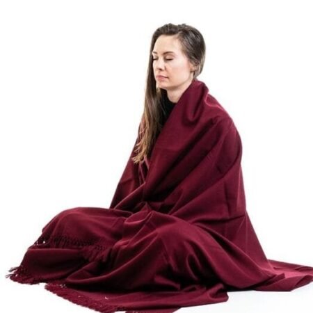 Meditation Kullu Handloom Pure Wool Lohi/Chadar/Shawl