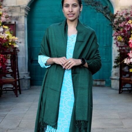 Pure Angora Wool Shawl | Handwoven Soft & Warm Winter Wrap