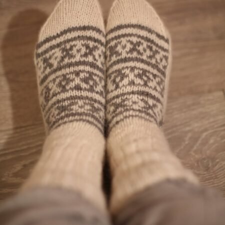 Himachali Angora Socks – Handwoven Comfort from Kullu Manali