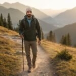 Hand knitted charcoal angora wool beanie winter cap