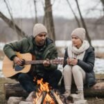 Hand knitted charcoal angora wool beanie winter cap