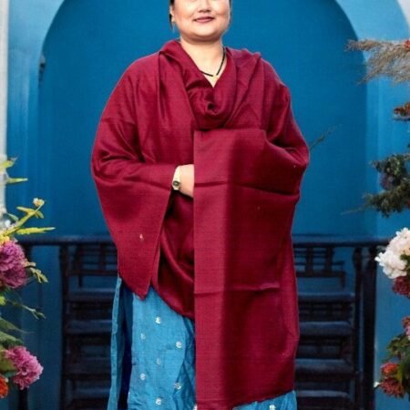 Luxurious Angora Wool Stole – Kullu Handloom, Cozy & Light